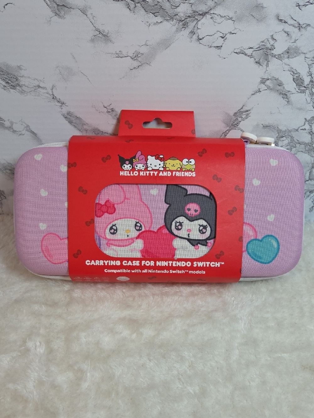 Sanrio Hello Kitty and Friends Pink Nintendo Switch Carrying Case